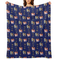 Emergency Rescue Squad 51 Roy And Johnny TV Show Dk Blue Gift-ready Throw Blanket