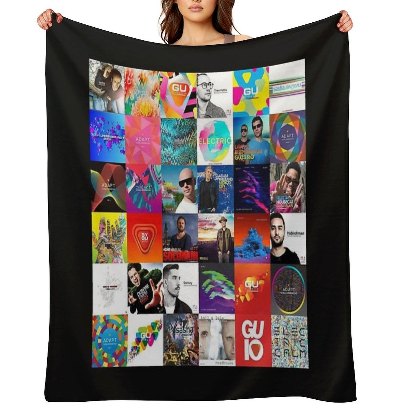 All Global Underground Discography Quick-dry Throw Blanket