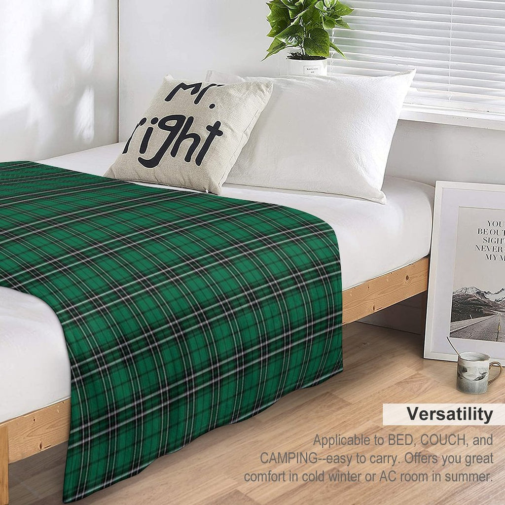Clan MacLean Hunting Tartan All-season Throw Blanket