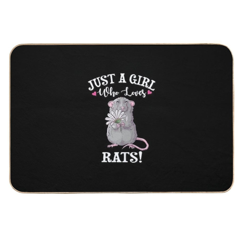 Pet Rat  Repositionable Bath Mat