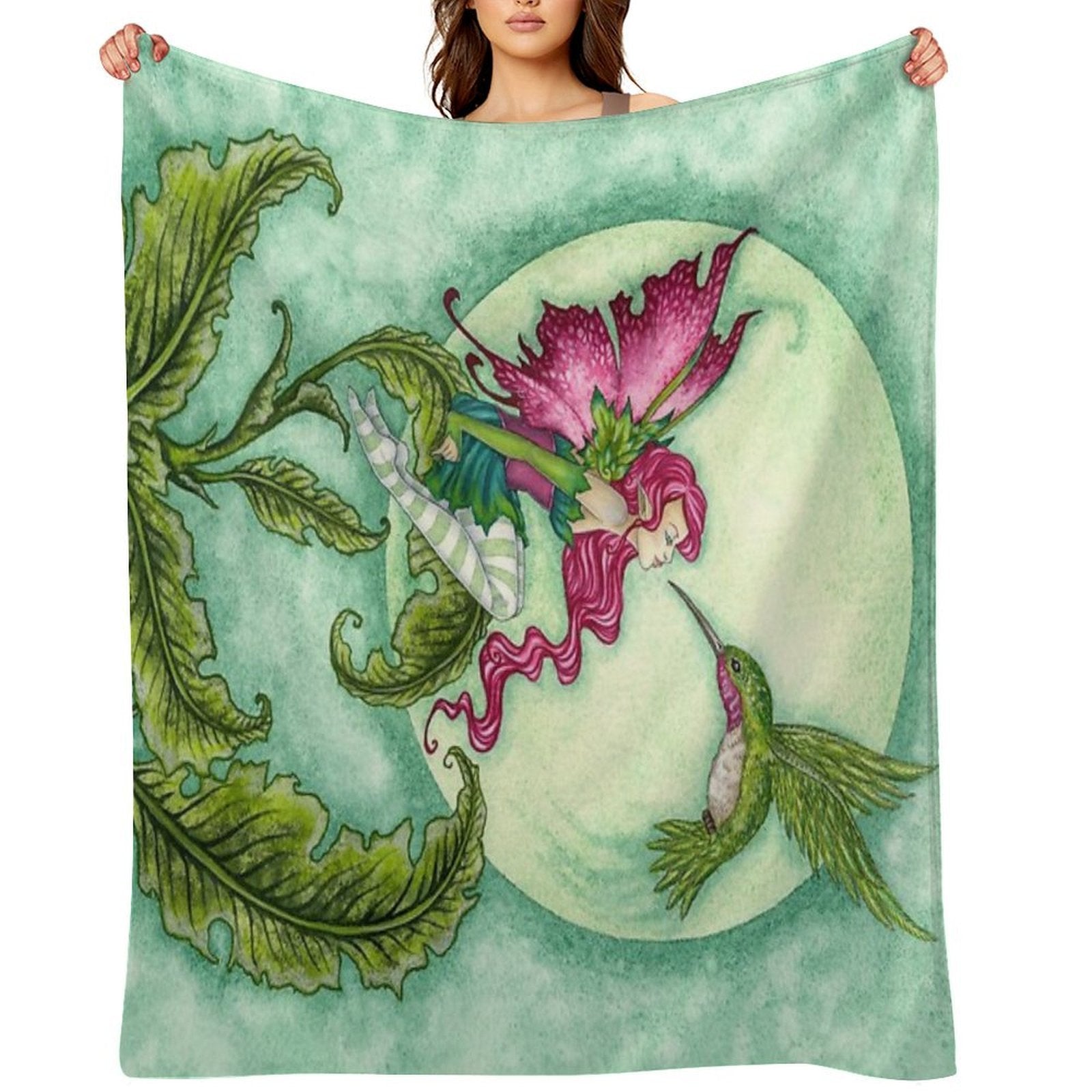 Flirting Eco-conscious Throw Blanket