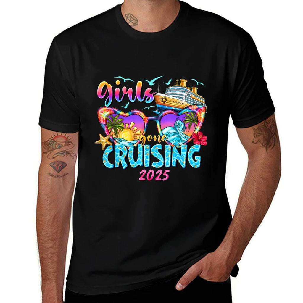 Girls Gone Cruising 2025 Cruise Vacation Trip Funny Besties  Classic T-Shirt