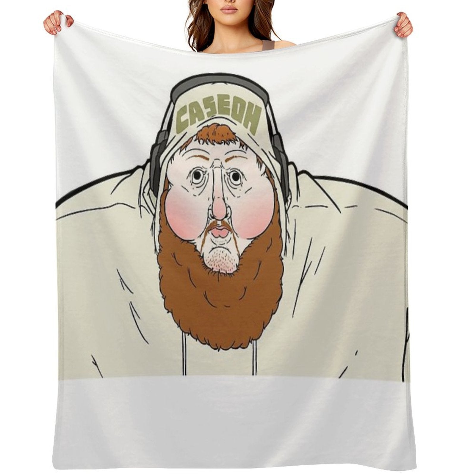 CASEOH CARTOON MEME [LIMITED TIME ONLY] Multi-functional Throw Blanket