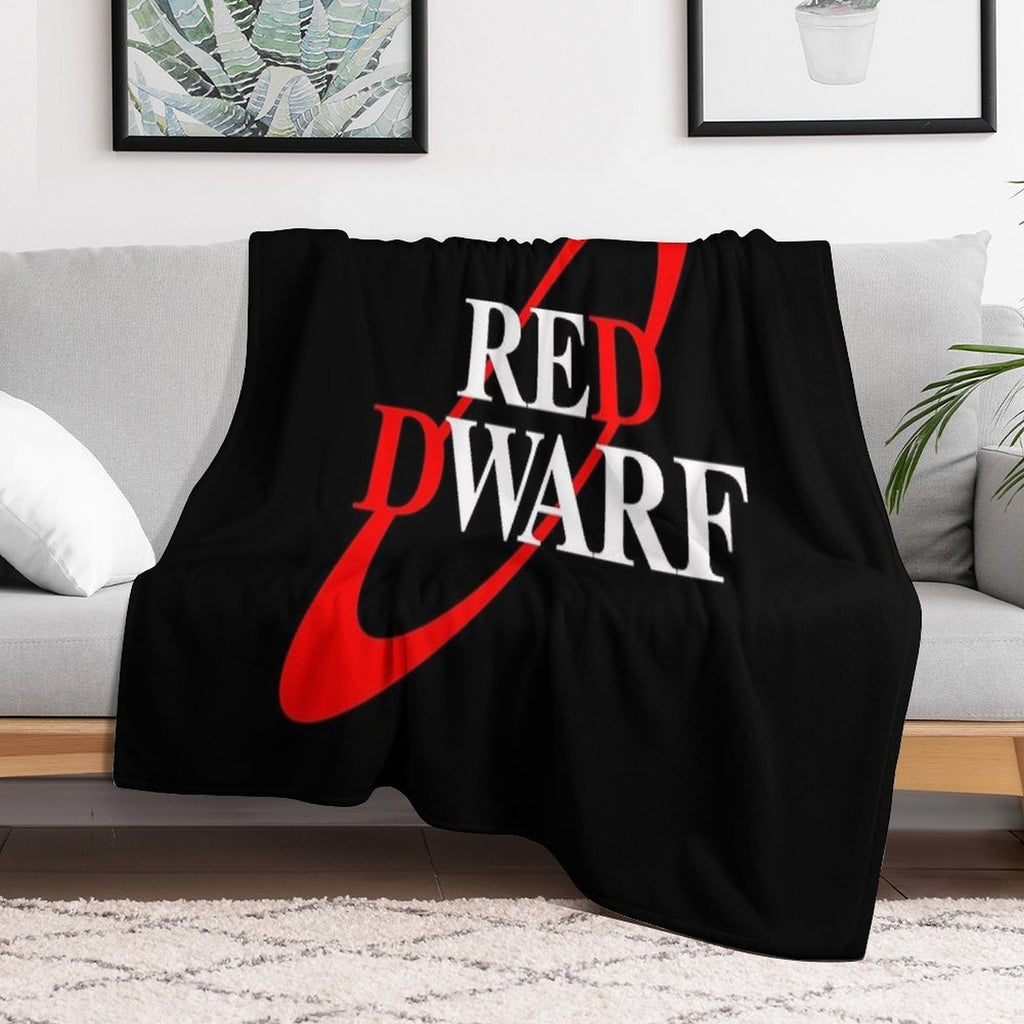 Red Dwarf Logo Durable Throw Blanket
