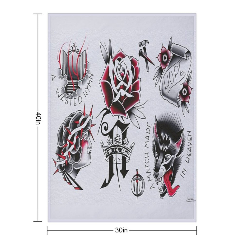 Architects Band Logo Machine-washable Throw Blanket