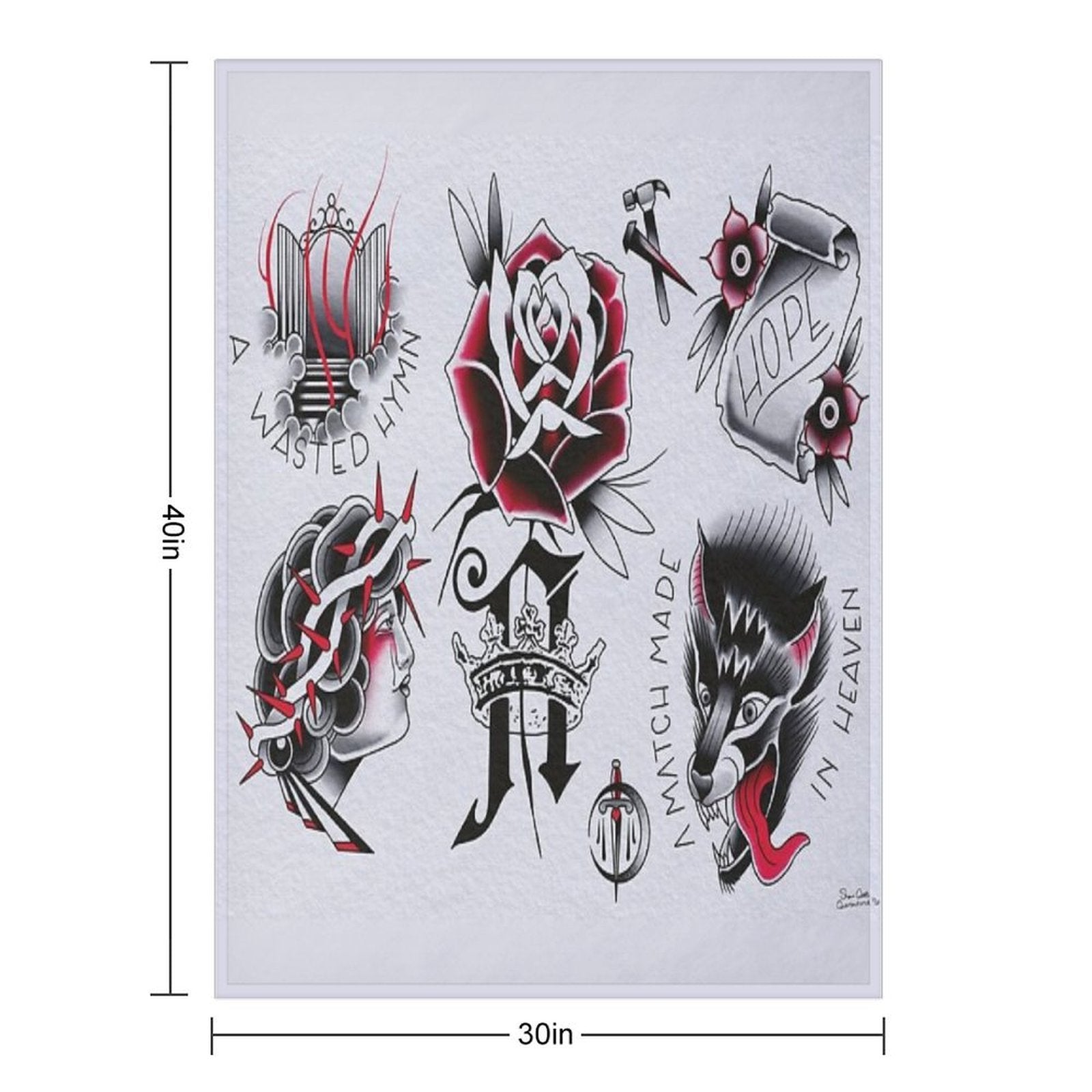 Architects Band Logo Machine-washable Throw Blanket