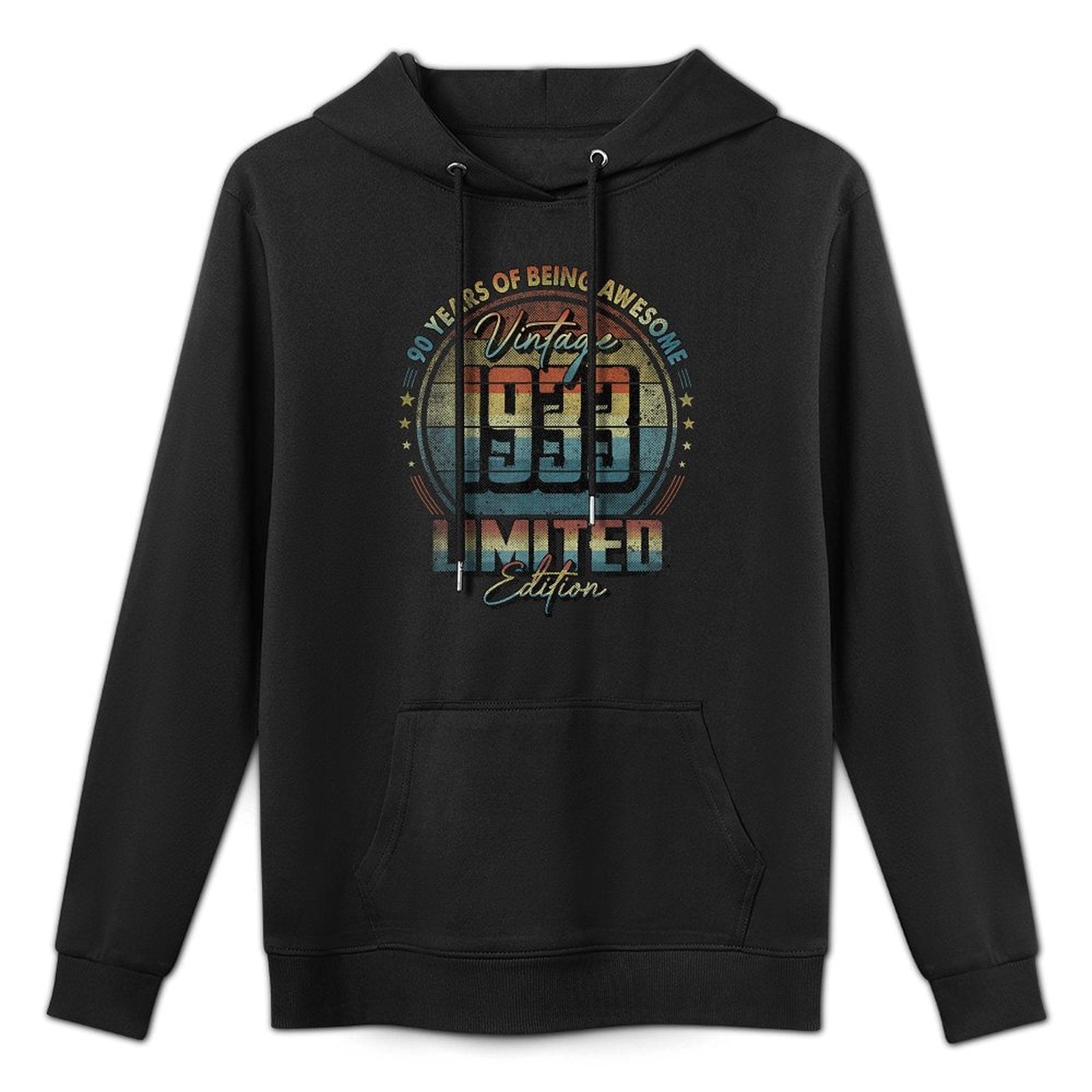 Vintage 1933 Limited Edition 90 Year Old 90th Birthday Unisex Design Hoodie