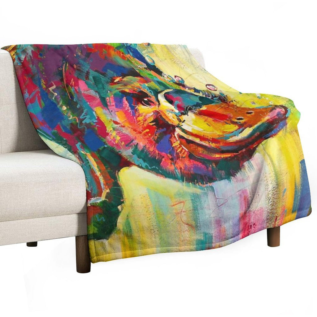 Duck-Billed Platypus - Australian Mammal Multi-functional Throw Blanket