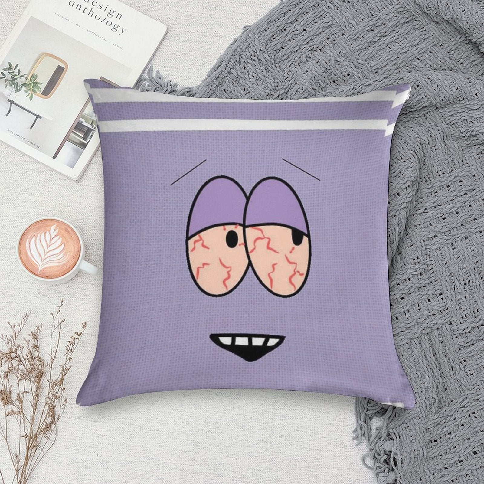 South Park - Towelie High Soft Ultra-Soft Texture Throw Pillow