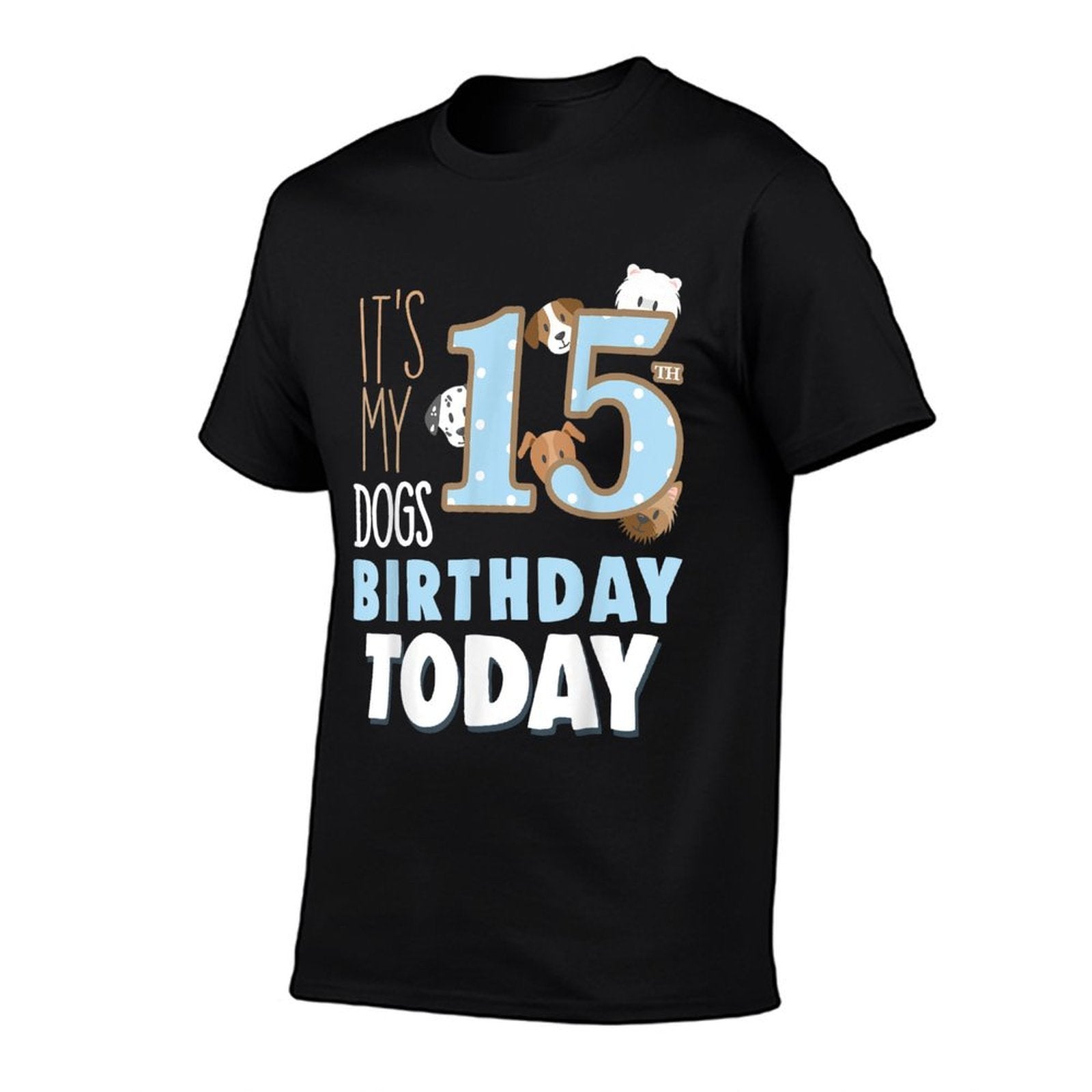 Its My Dogs 15th Birthday Party Idea & Birthday Dog Parent  Eco-friendly Material T-Shirt