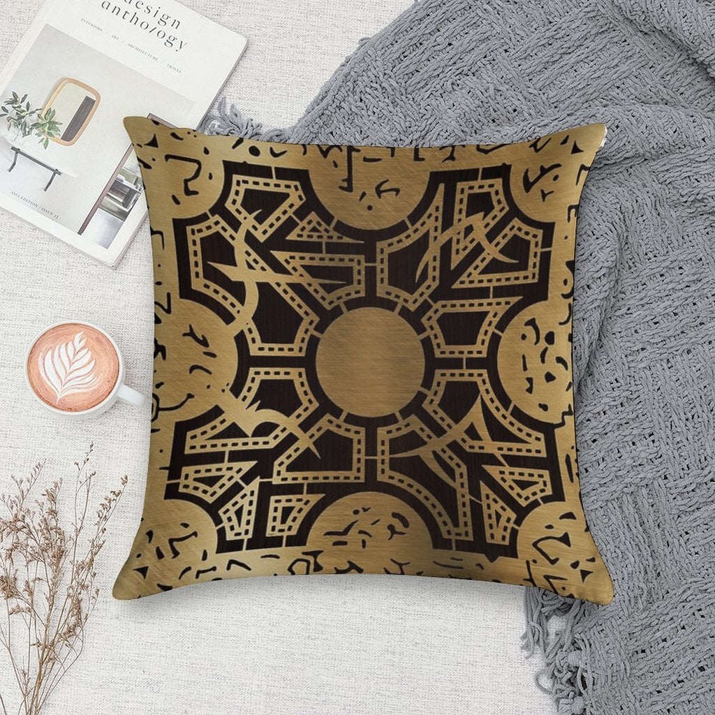 Lament Configuration Side D Soft High-Density Material Throw Pillow