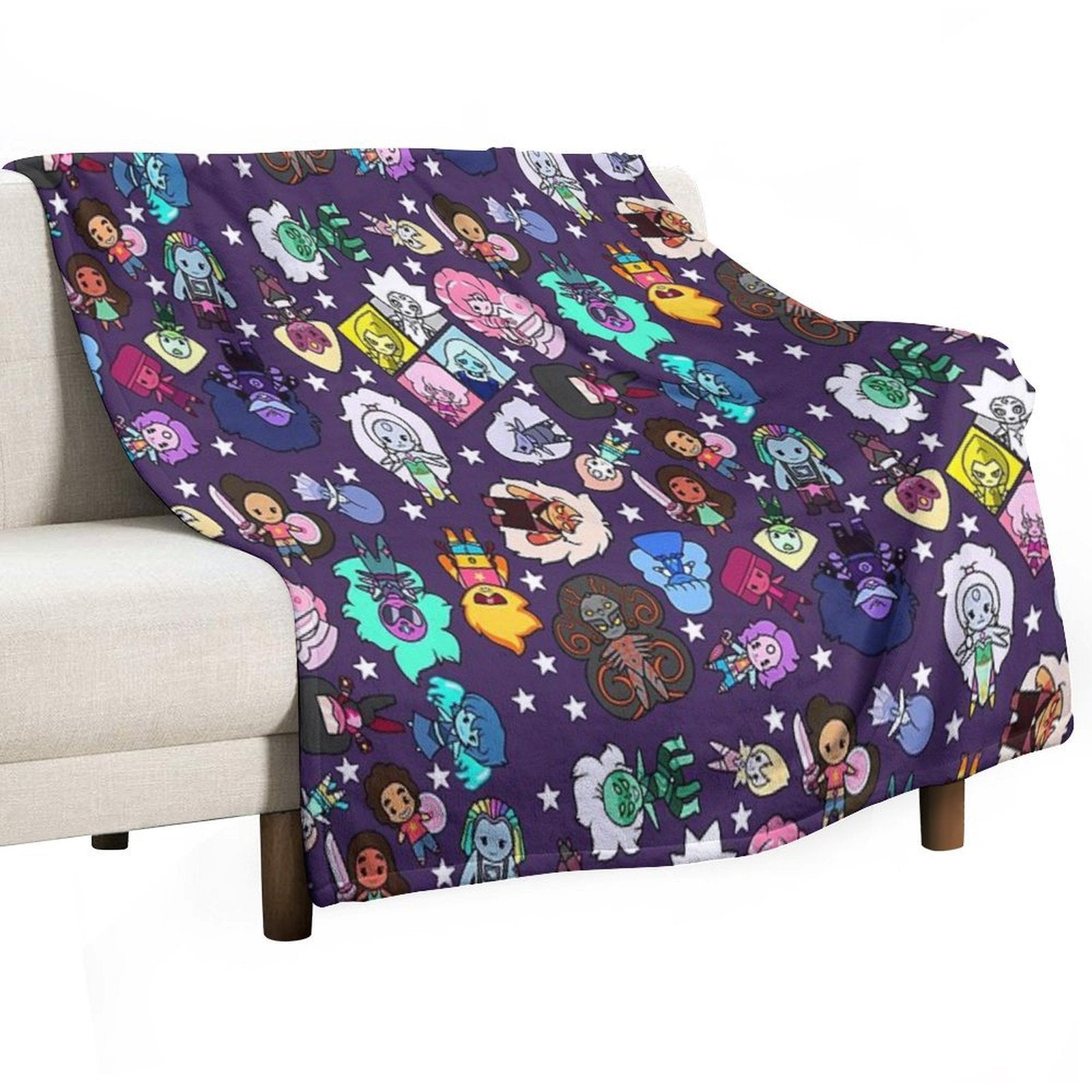 Crystal Gems Plush Throw Blanket