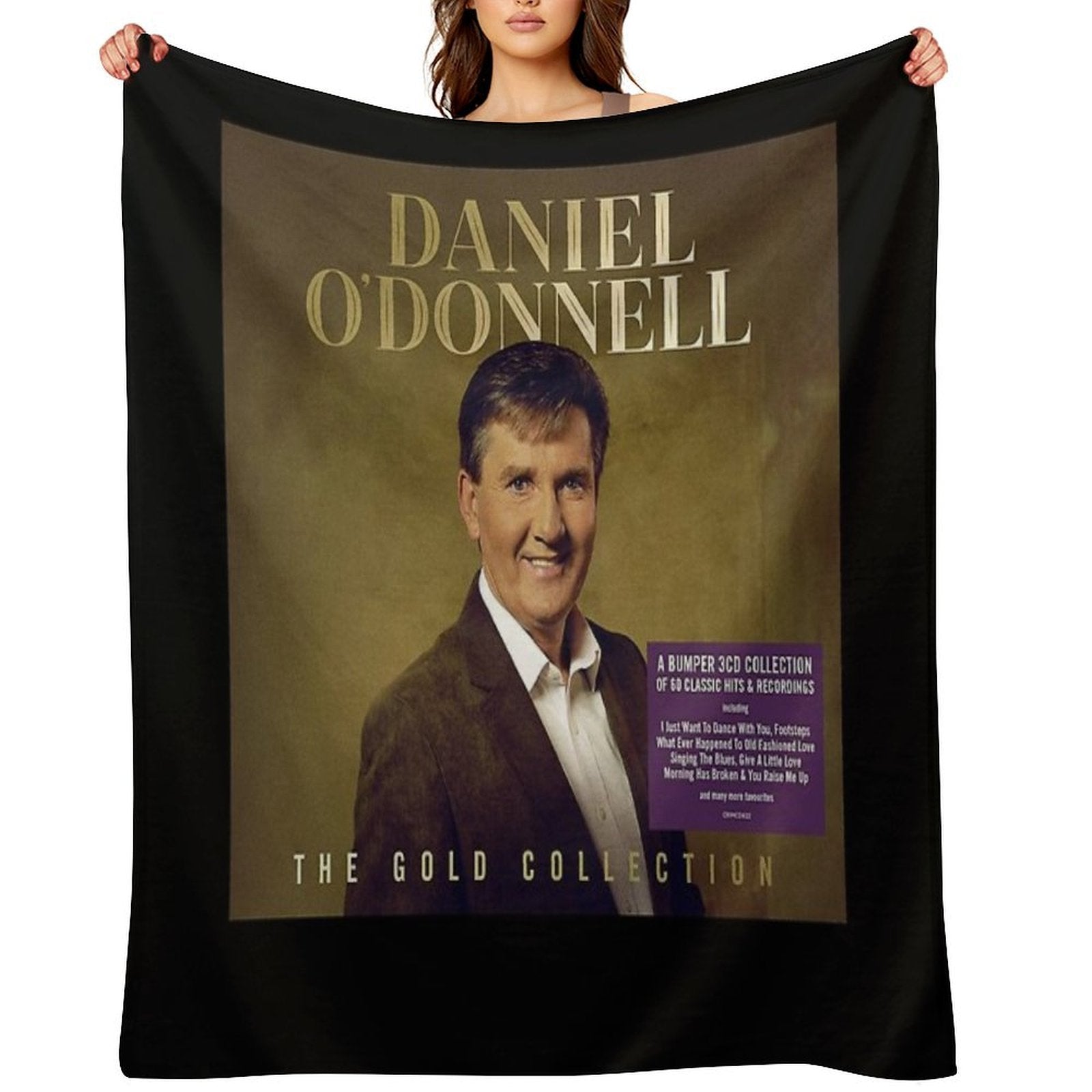 Daniel O'Donnell Gold Collection Plush Throw Blanket