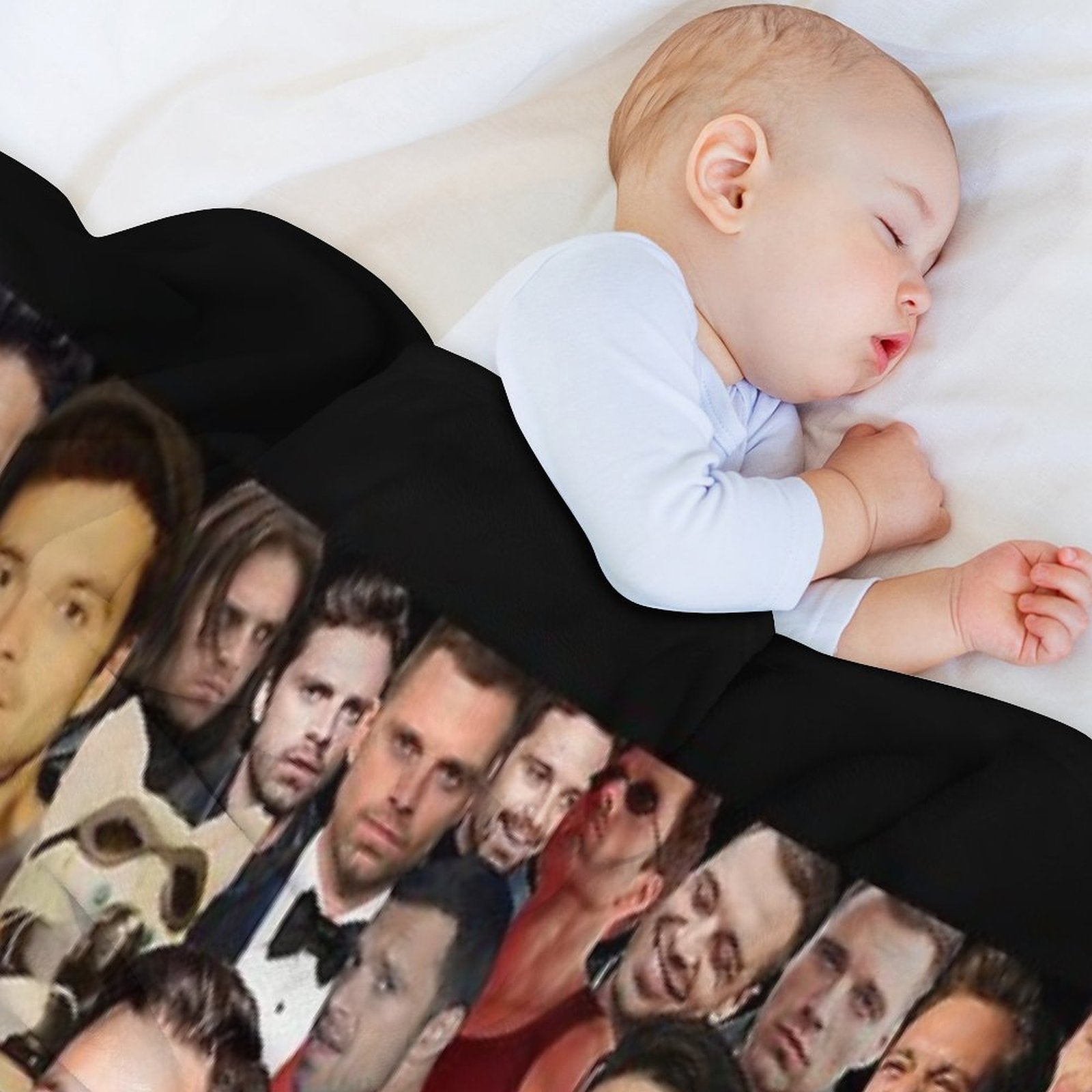 Sebby Collage Multi-functional Throw Blanket