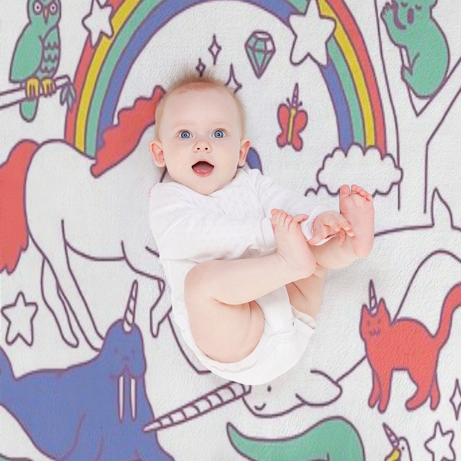 Unicorns! Premium Throw Blanket