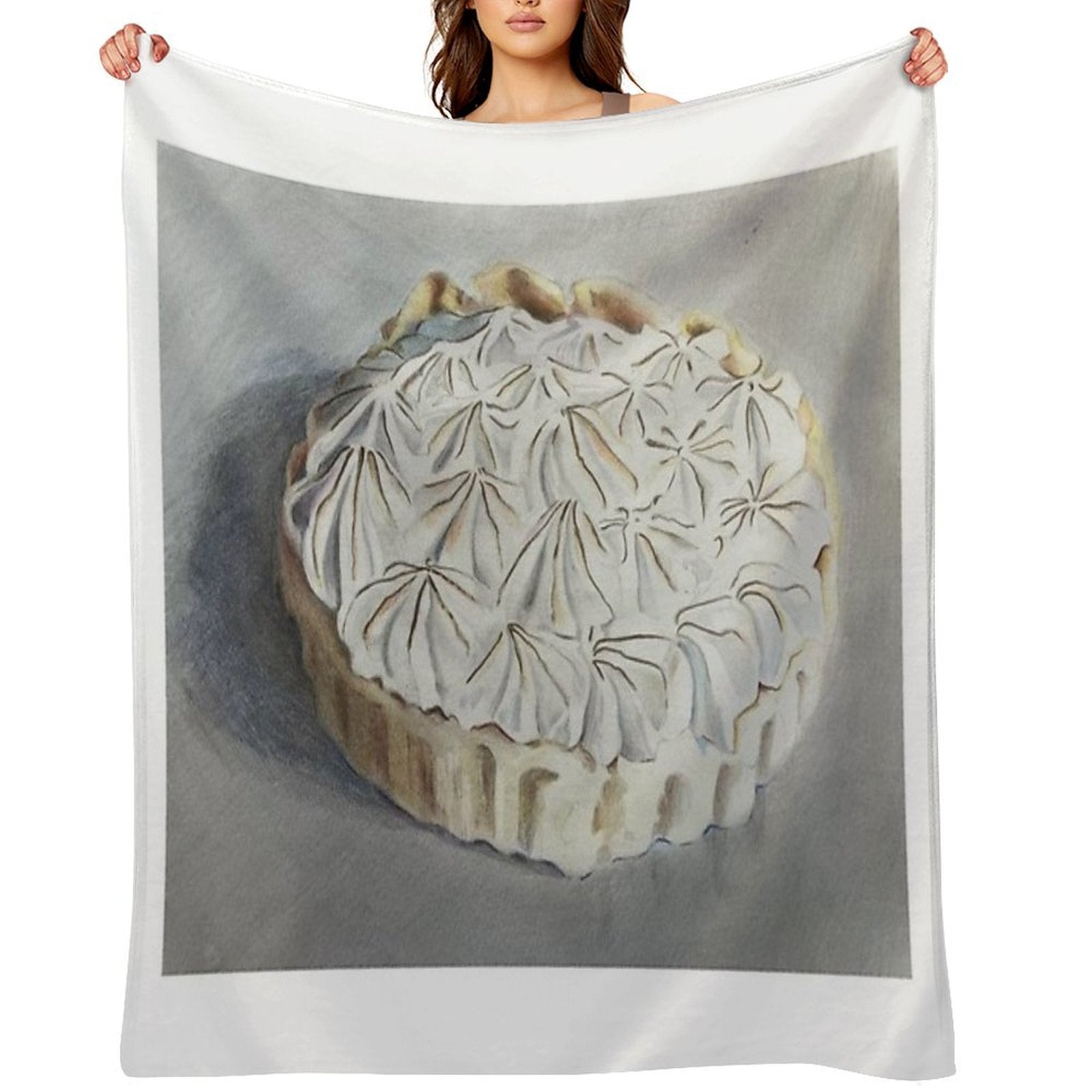 Lemon Meringue Pie Anti-pilling Throw Blanket