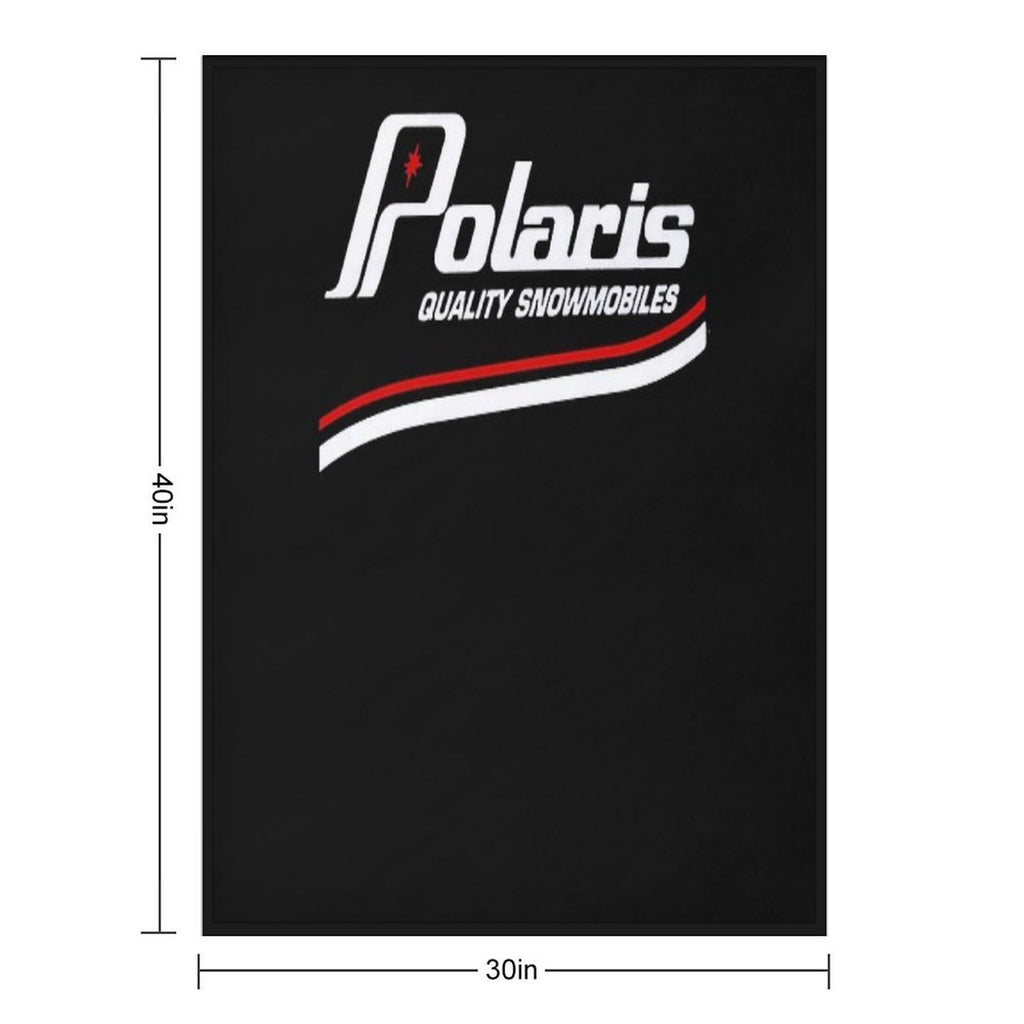 Vintage Polaris Snowmobiles USA All-season Throw Blanket