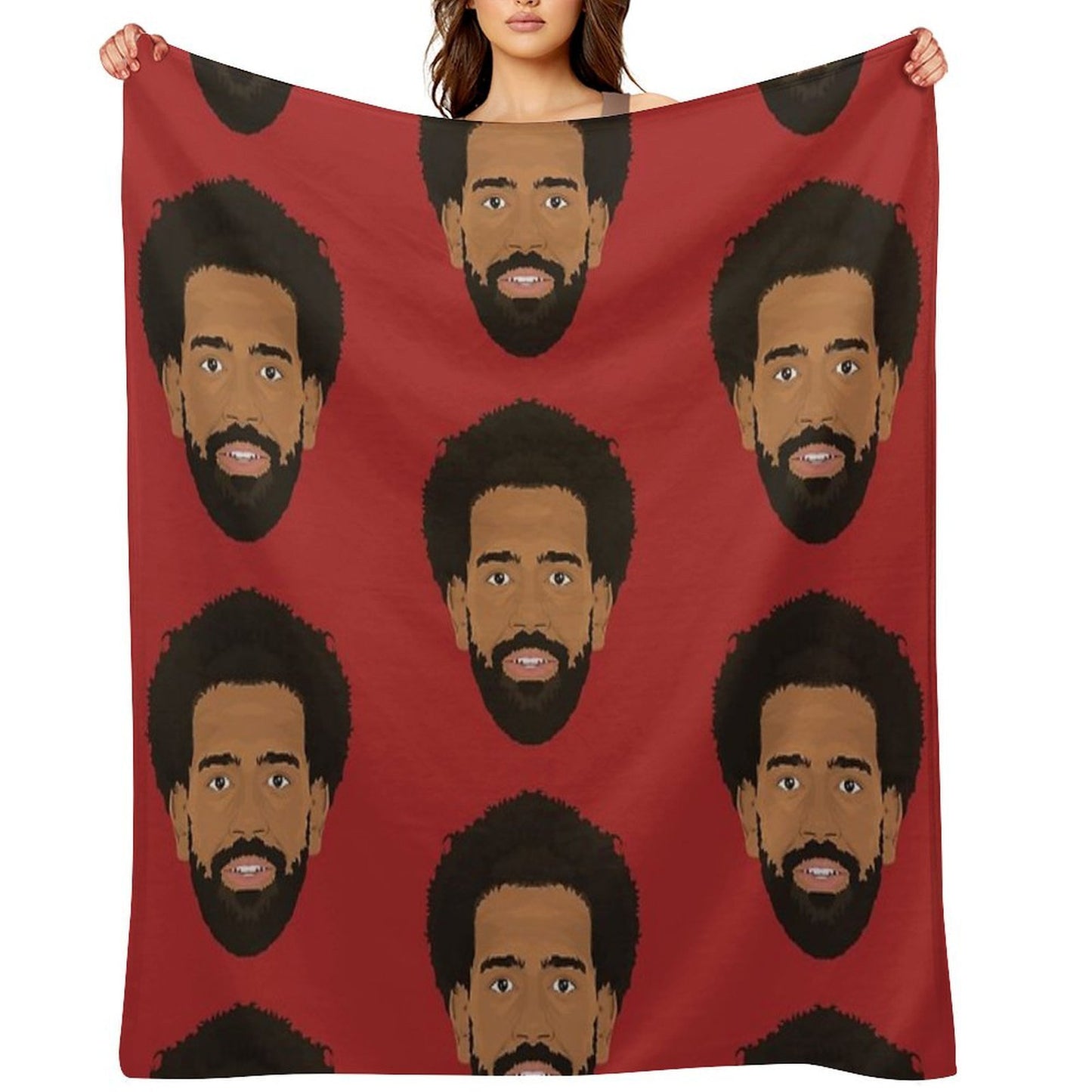 Mo Salah Shrink-resistant Throw Blanket