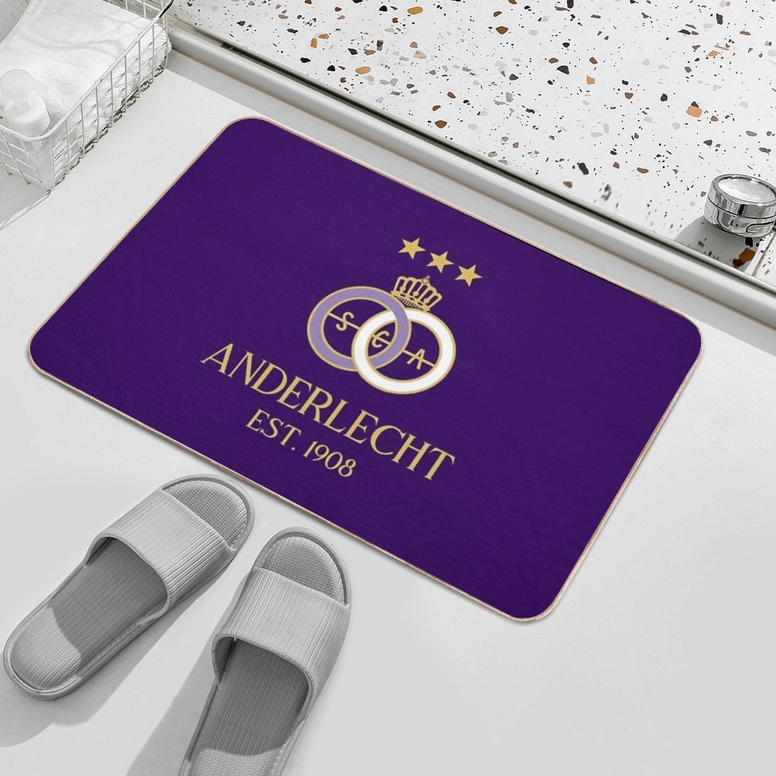 Anderlecht Gold  Long-Lasting Bath Mat
