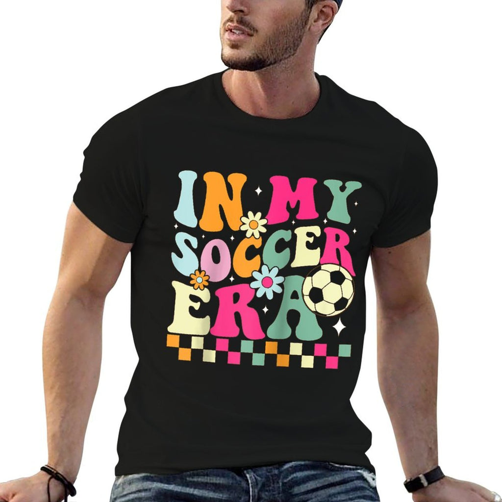 In My Soccer Era Raglan Baseball  Trendy Pattern T-Shirt