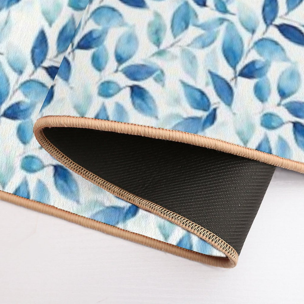 Floral Blue, Poetic Escape  Versatile Bath Mat