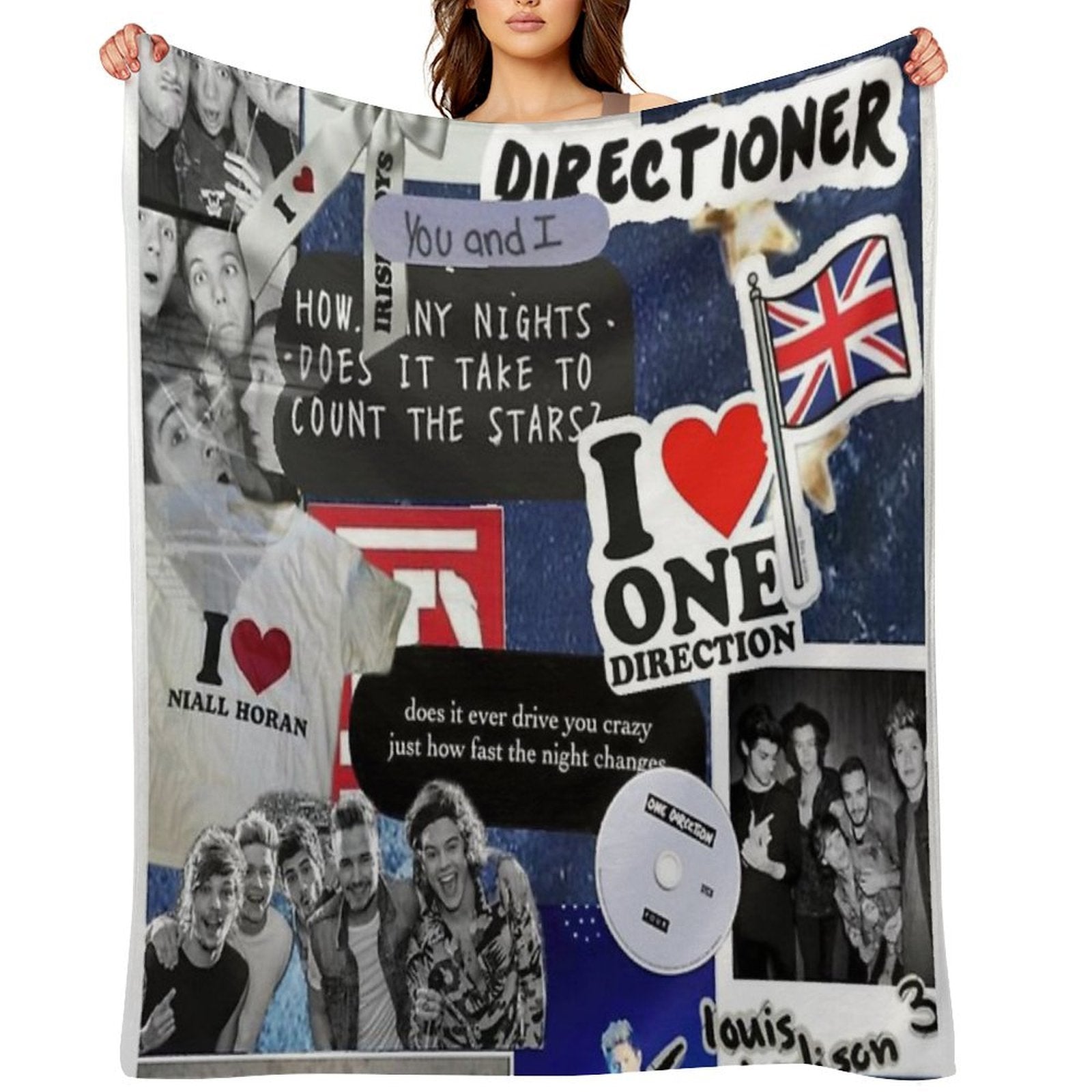 One Direction Easy Care Throw Blanket
