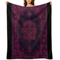 Oriental Rug Comfort Throw Blanket