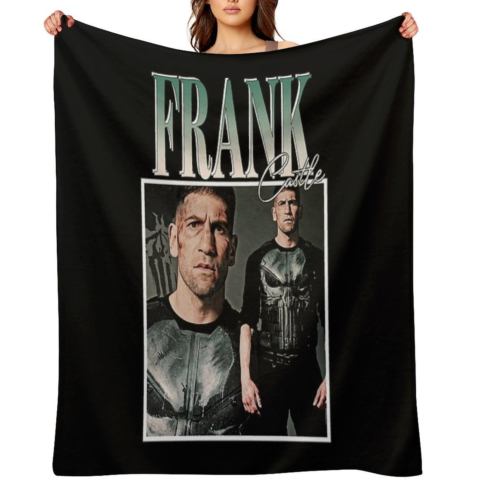 Art Frank Castle Vintage Retro Durable Throw Blanket
