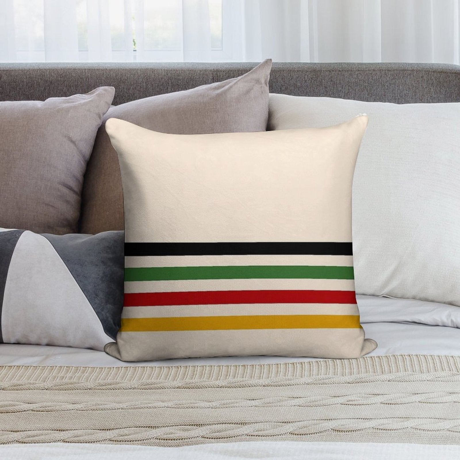 Trading Colors Soft Washable Throw Pillow