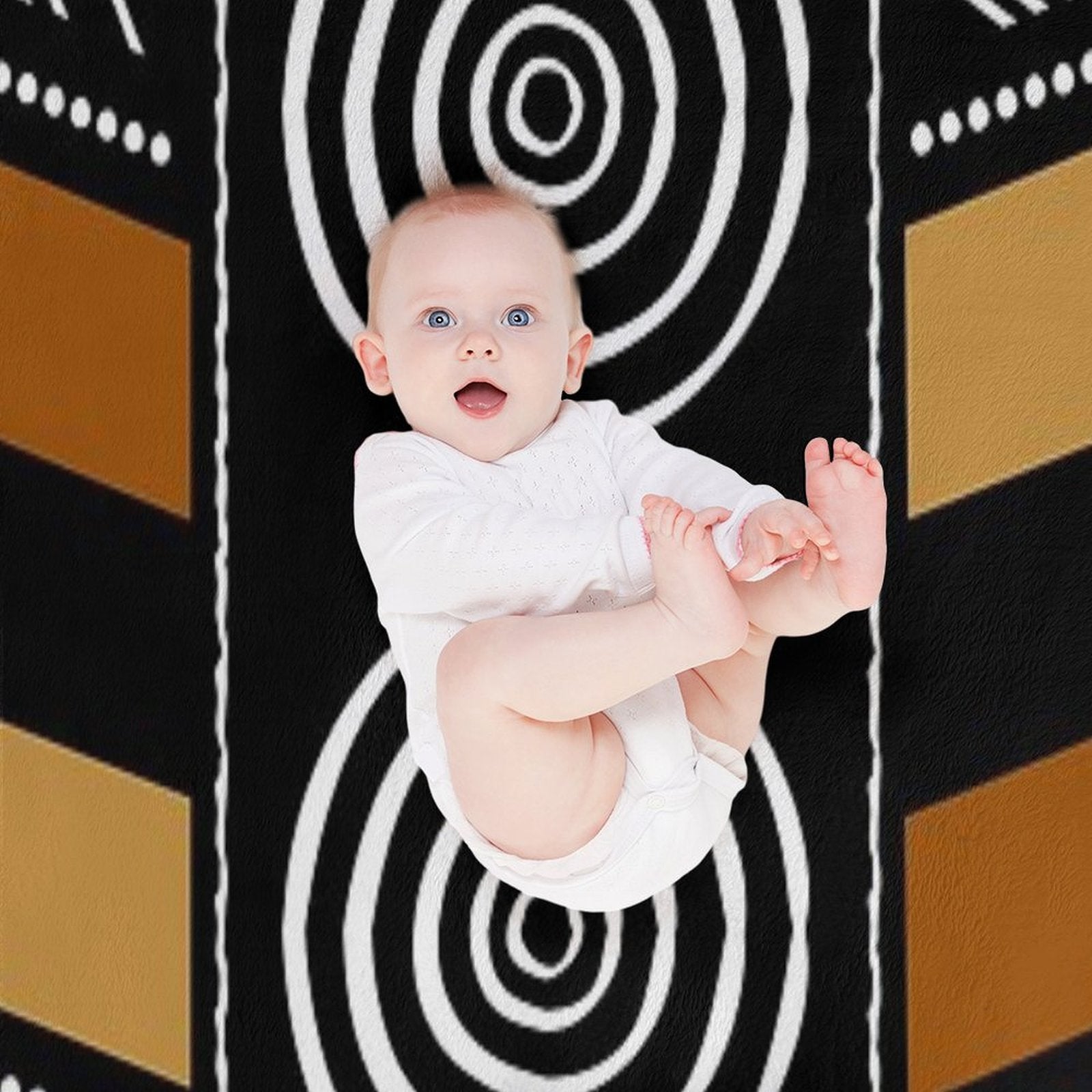 African Mud Cloth Artistry Art Multi-functional Throw Blanket
