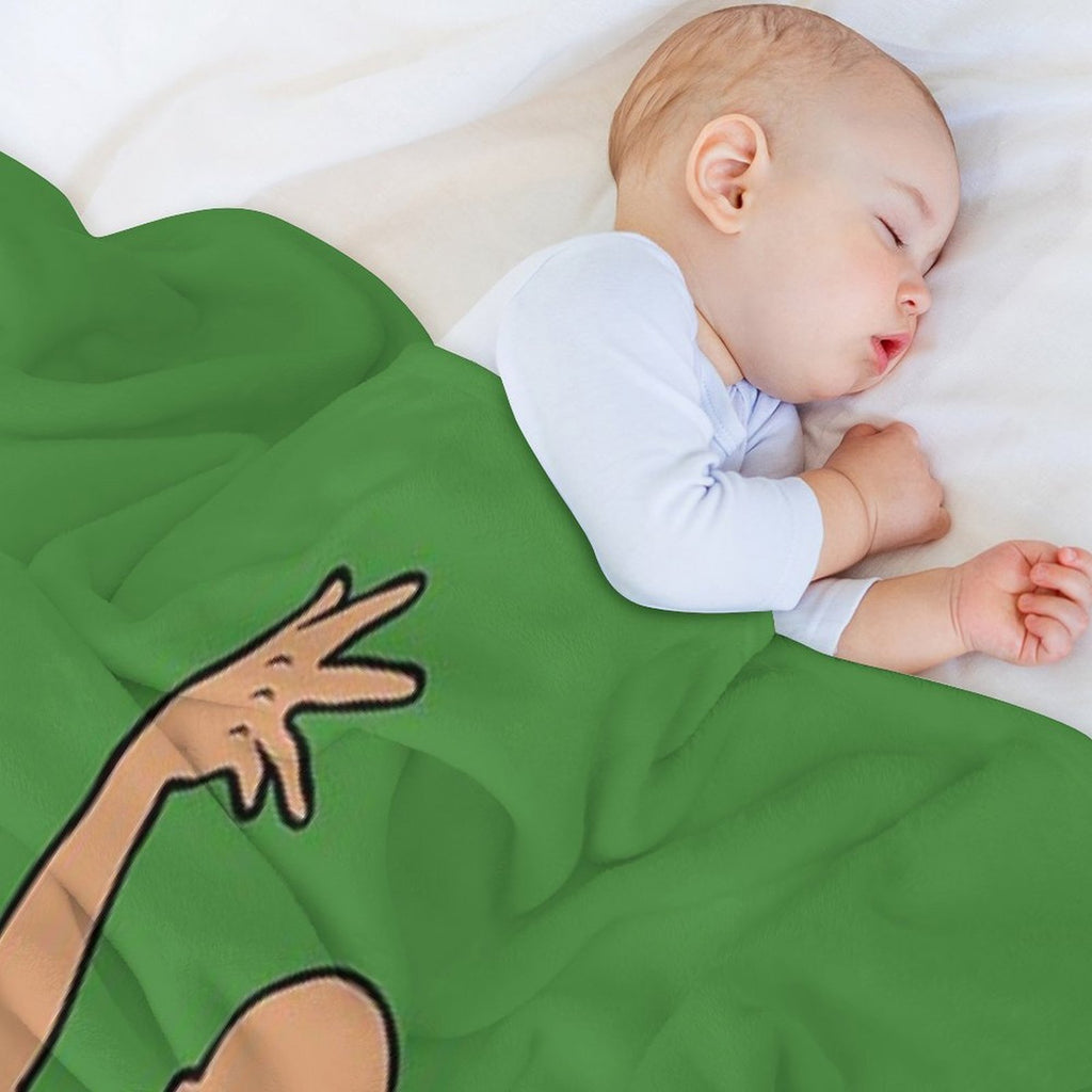 Derrick White 3 Point Celebration Eco-conscious Throw Blanket