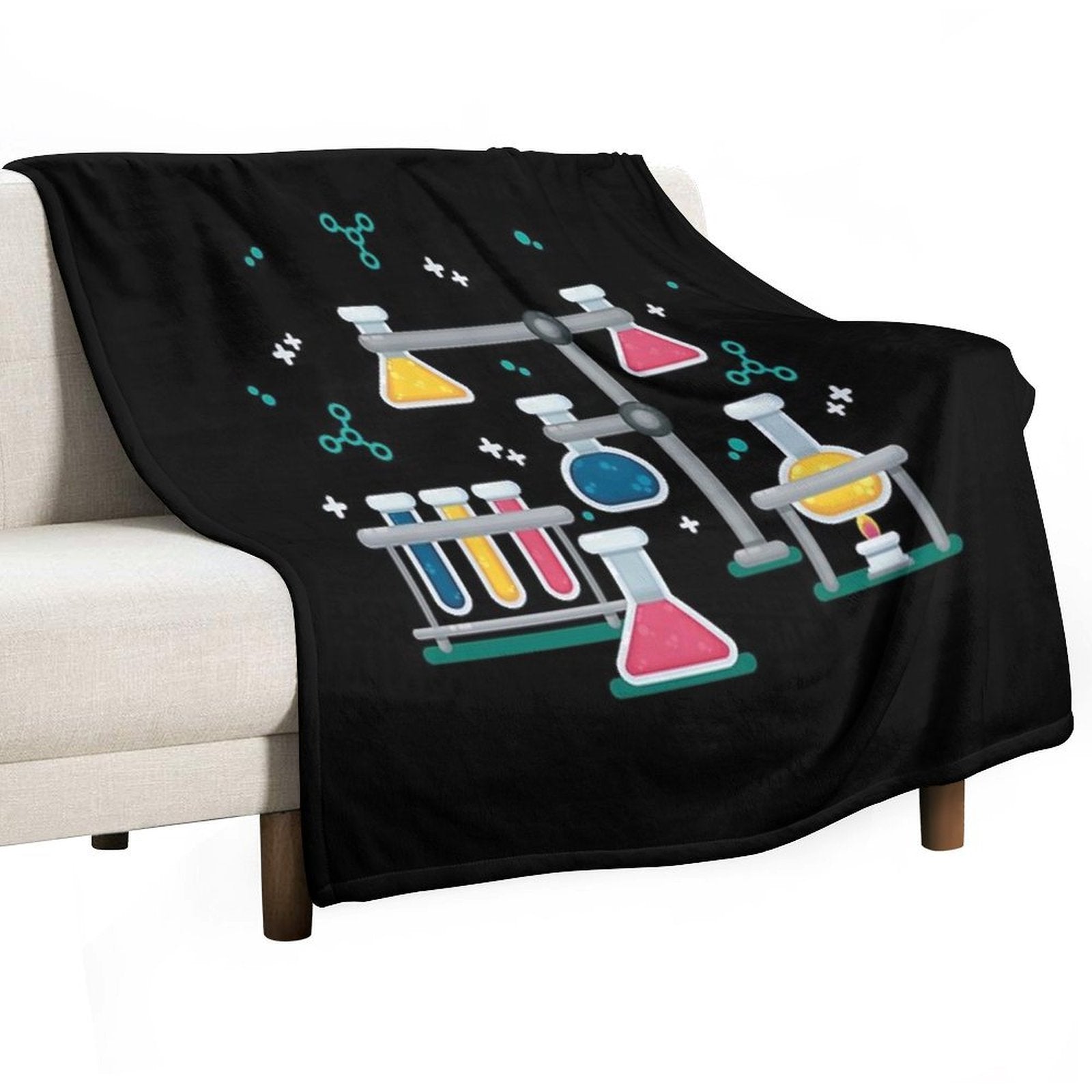 Amazing Chemistry Wrinkle-free Throw Blanket