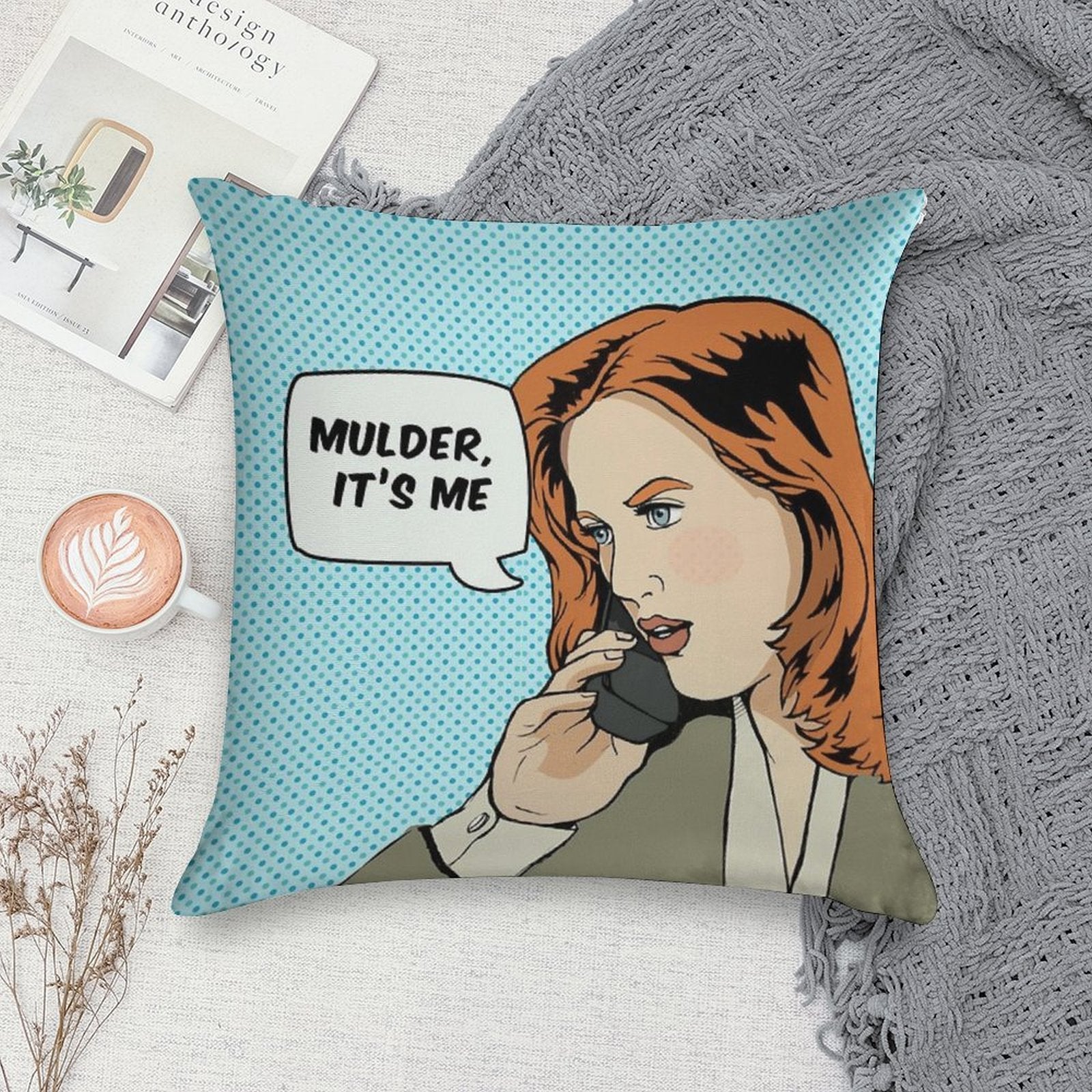 Pop Scully Soft High-Density Material Throw Pillow