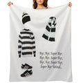 Ayr United Fc Travel-friendly Throw Blanket