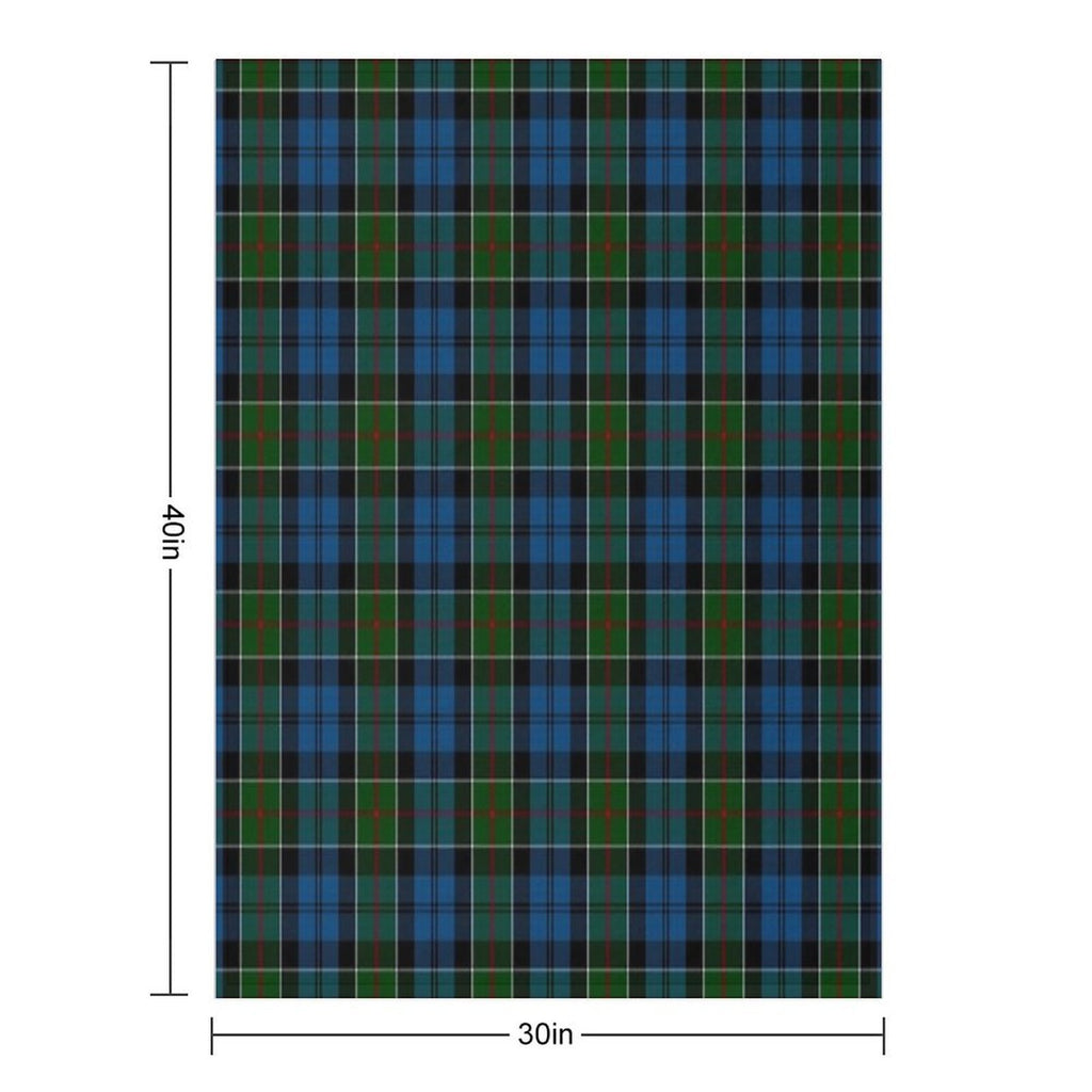 Colquhoun Clan Tartan (High Res) Wrinkle-free Throw Blanket