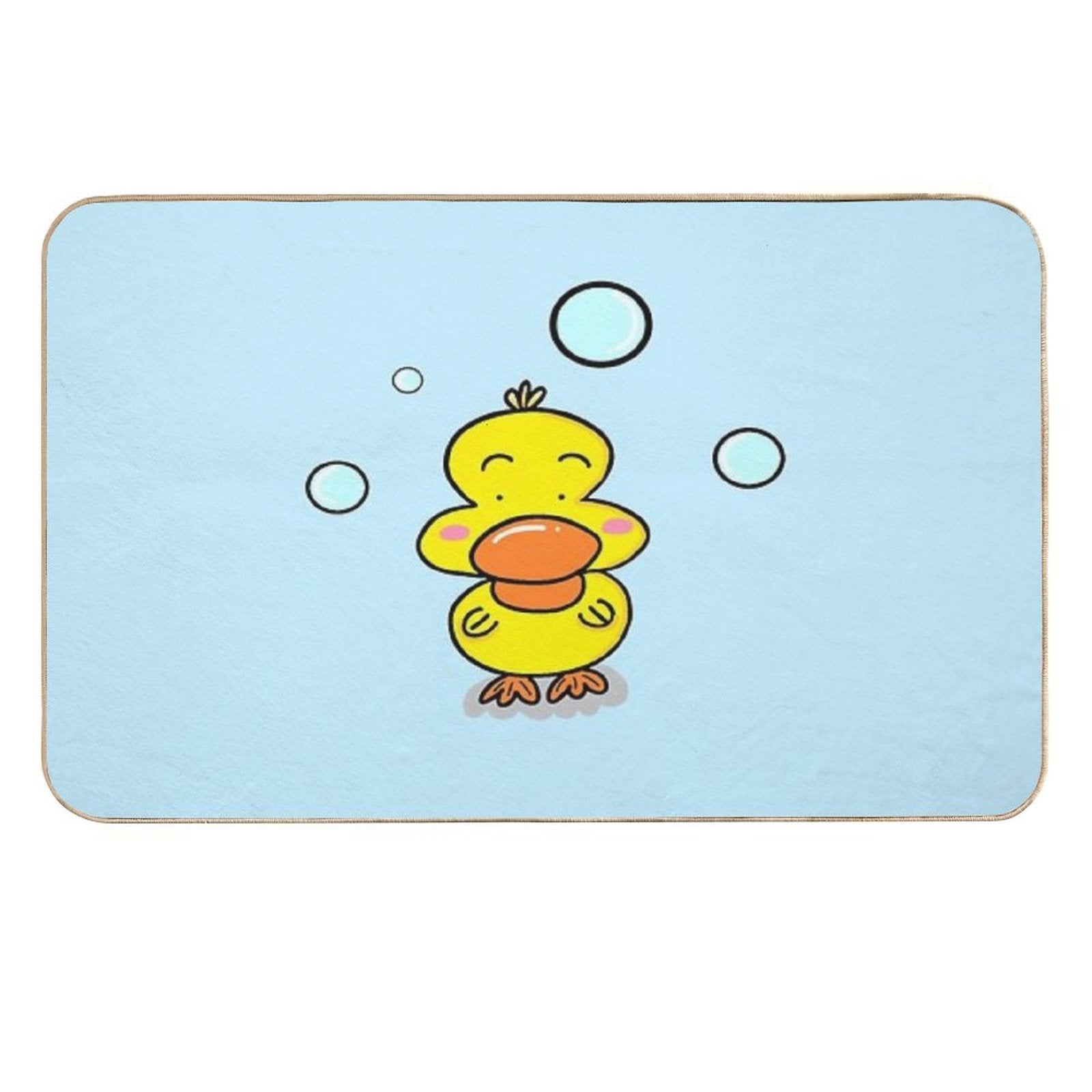 Bathroom Ducky Doodle  Toxin-Free Bath Mat
