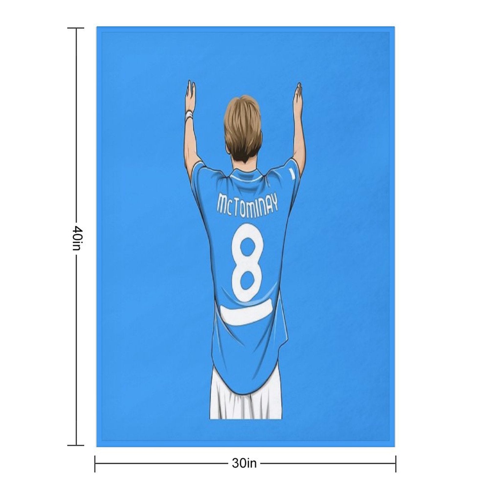 Scott McTominay Compact Throw Blanket