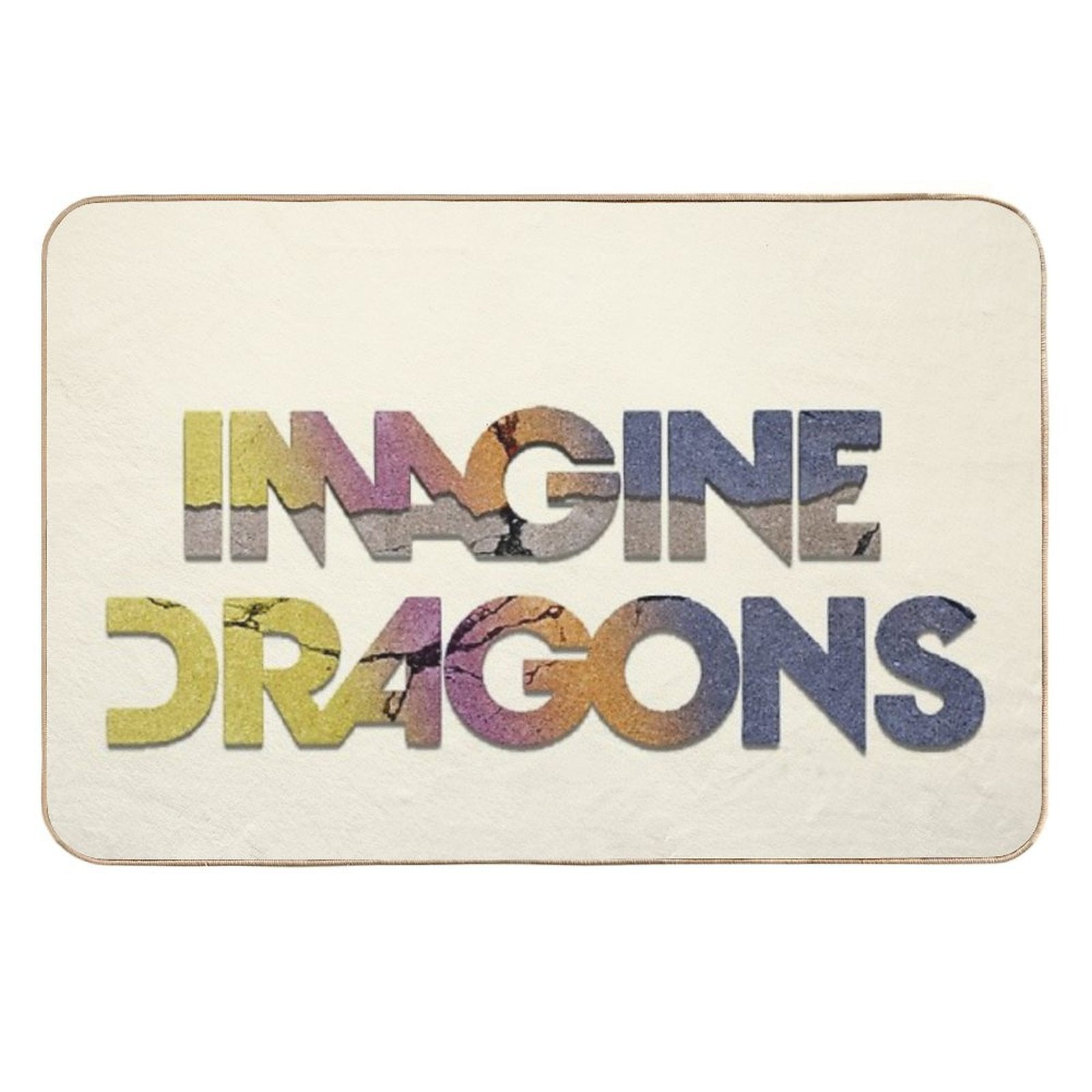 Imagine Dragons Cracks  Long-Lasting Bath Mat