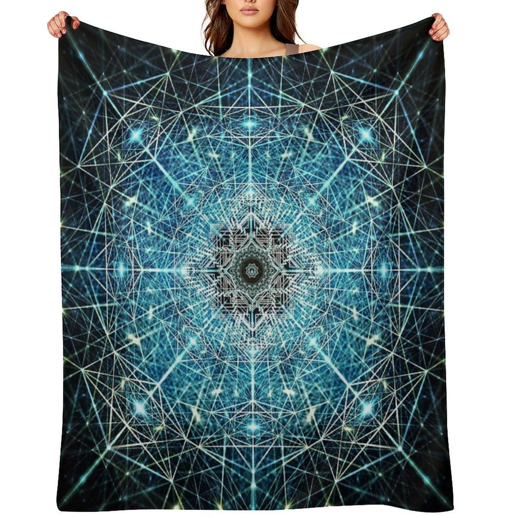 Dimensional Tensegrity Eco-conscious Throw Blanket