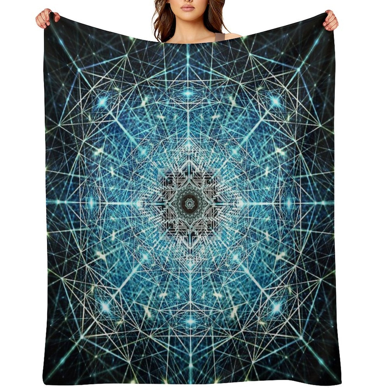 Dimensional Tensegrity Eco-conscious Throw Blanket