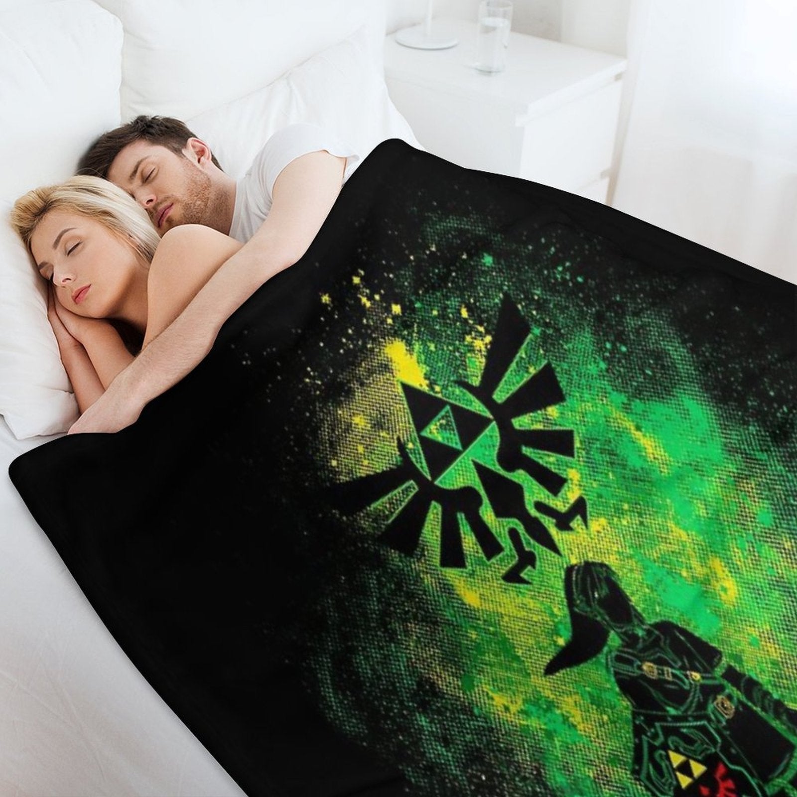 Hero of Time Art Machine-washable Throw Blanket