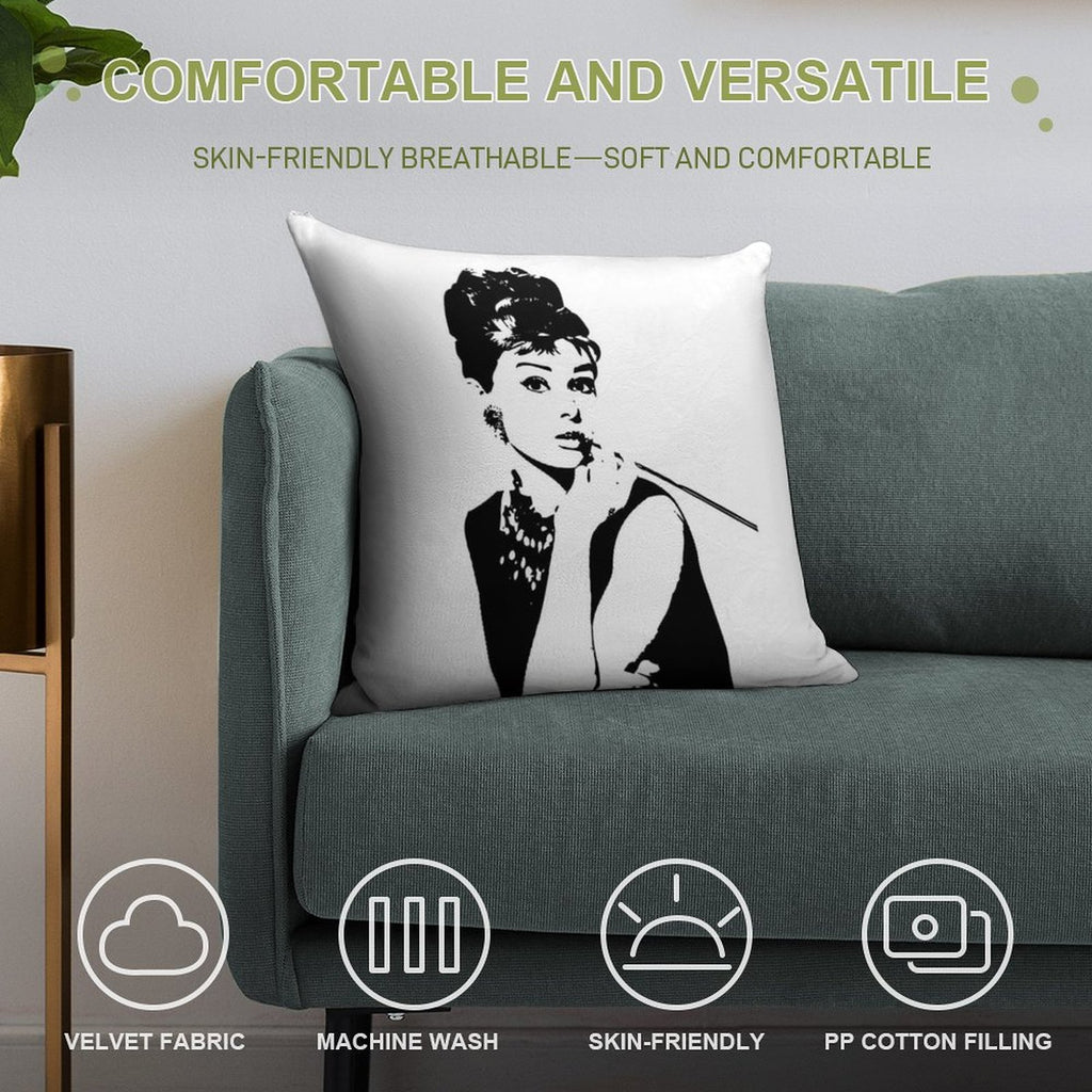 Audrey Hepburn - An Icon Soft Multiple Sizes Throw Pillow