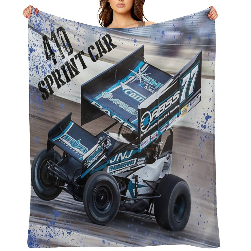 Big 410 Sprint Car All-season Throw Blanket