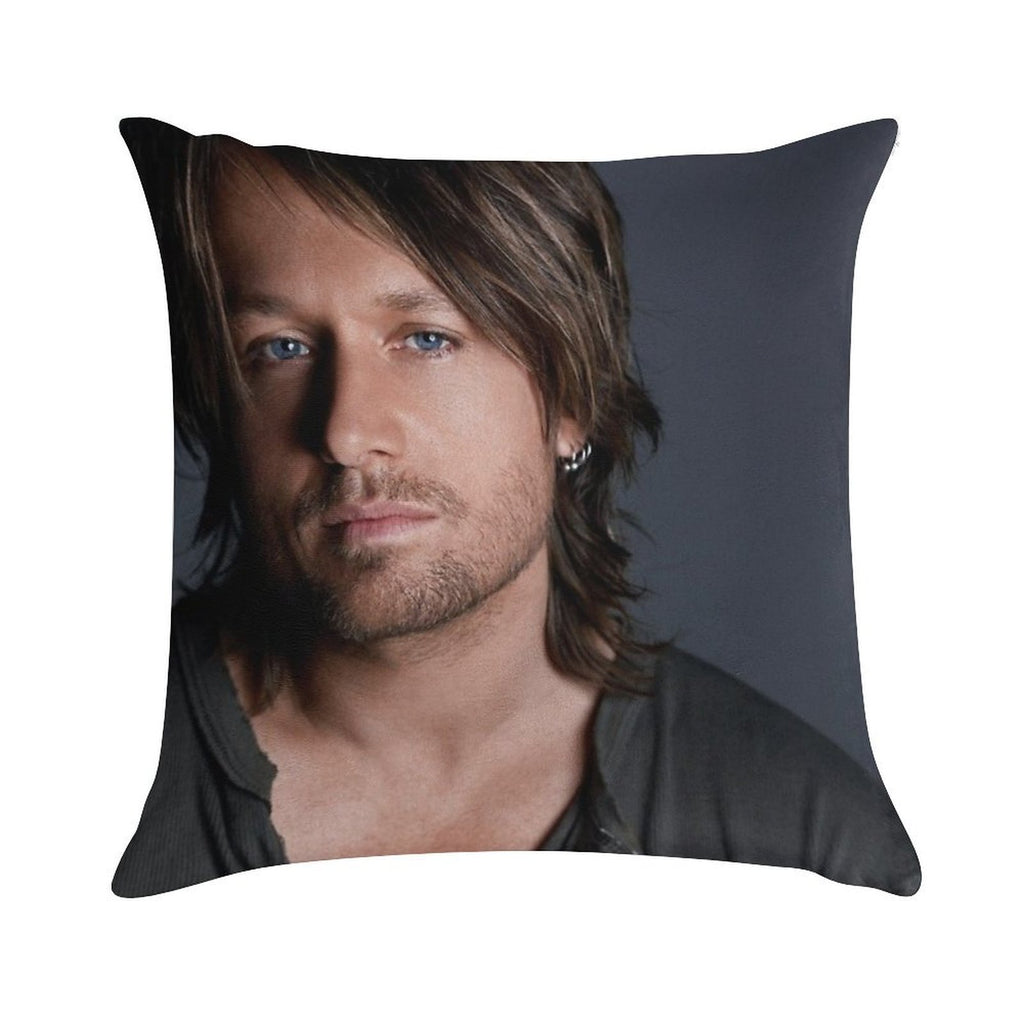 Keith Urban Tour Date Lovh3 Soft High-Density Material Throw Pillow