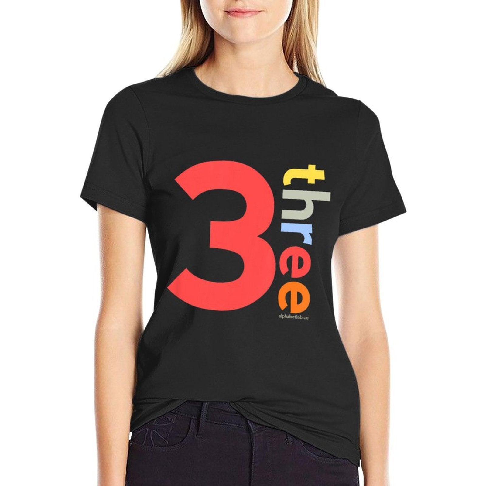 3rd Birthday Boy 3  Age 3 Three Year Old Party Ideas  Summer-ready Fabric T-Shirt