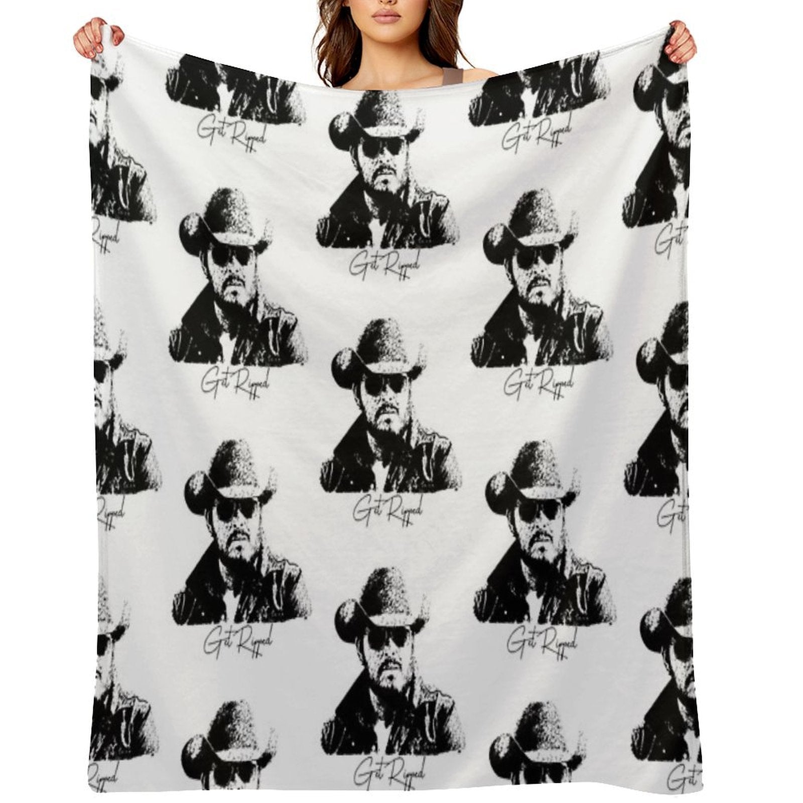 Get Ripped Is Cool Versatility Throw Blanket