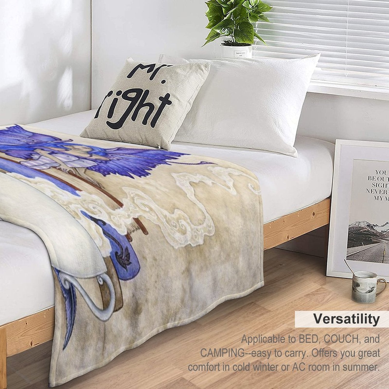 Book Worm II Premium Throw Blanket