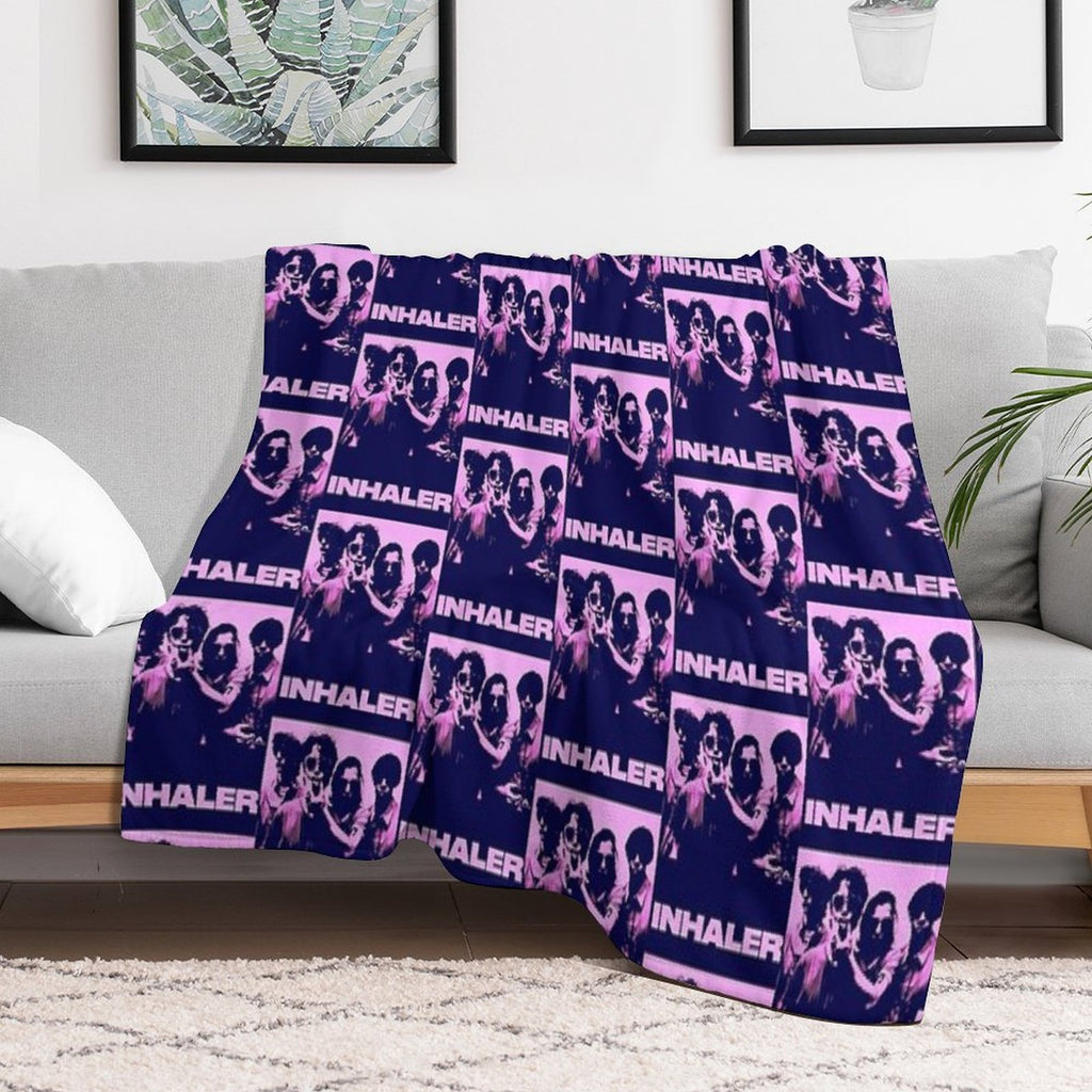 Inhaler Band Lightweight Throw Blanket