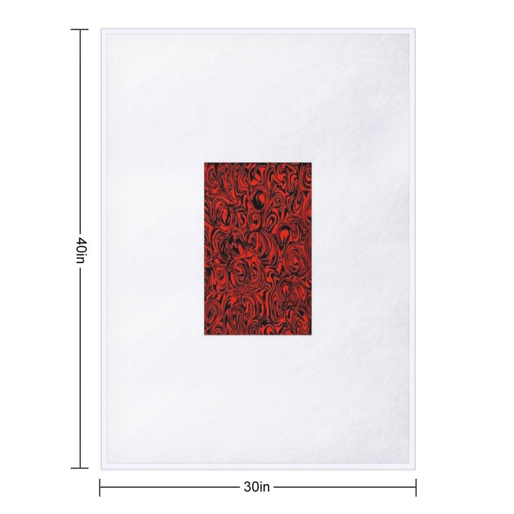Abstract Pattern Plush Throw Blanket
