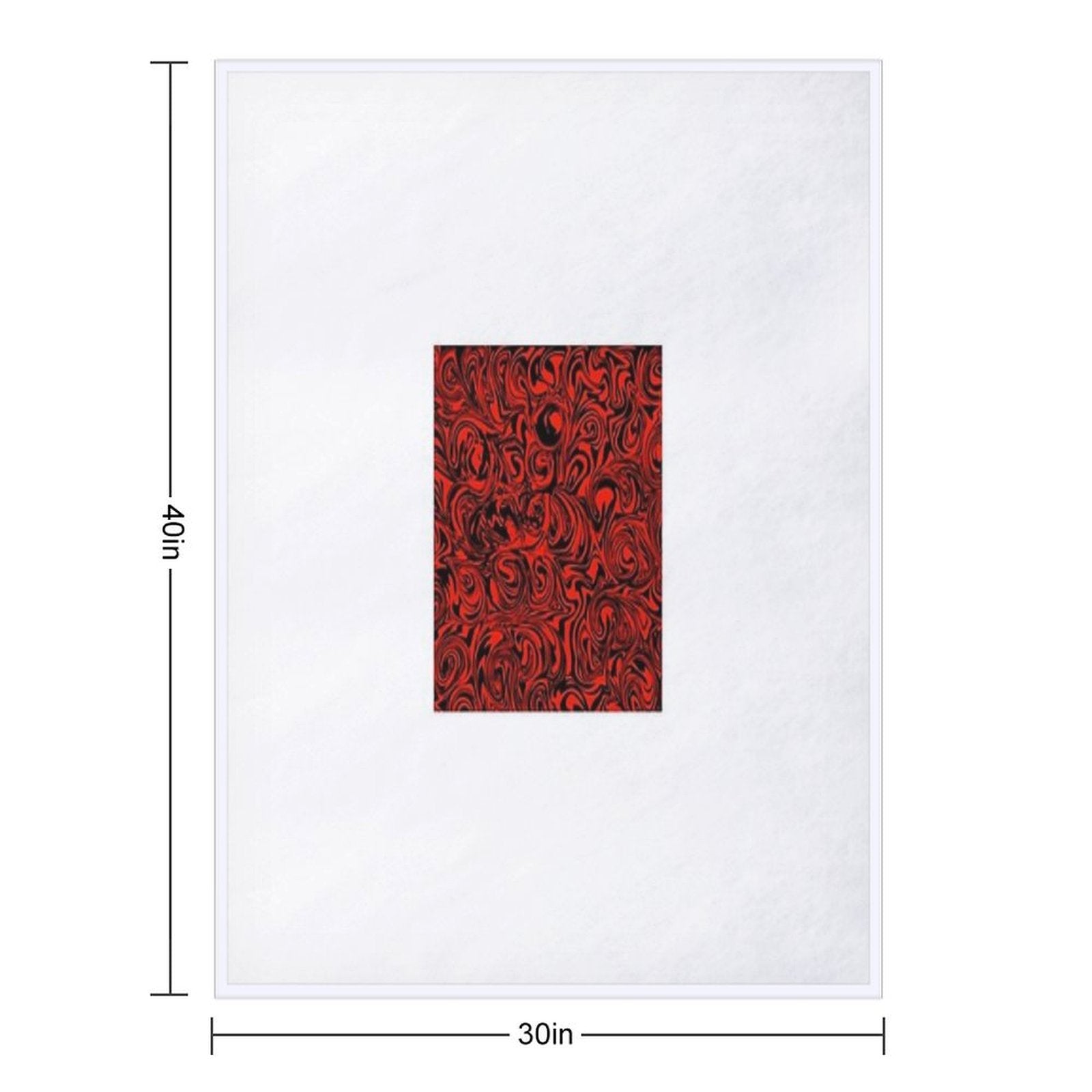 Abstract Pattern Plush Throw Blanket